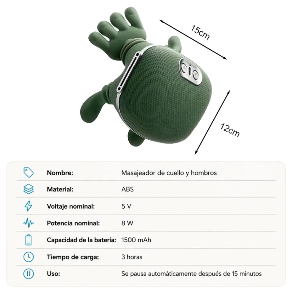 Masajeador con forma de Mano