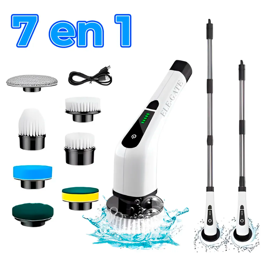 Cepillo Eléctrico de Limpieza 7 en 1